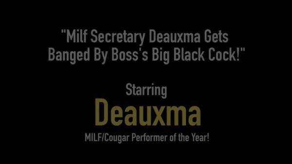 Mom i like to hot sex with fuck secretary deauxma gets banged by boss's big black nice penis! on ebonyporntube.net