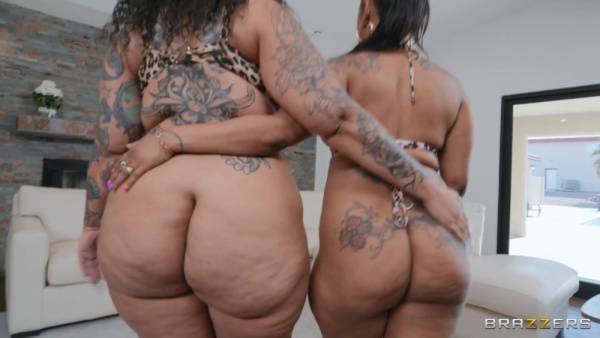 Porsha Carrera and BADKITYYY - ebony moms sharing big cock in threesome hardcore - Usa on ebonyporntube.net