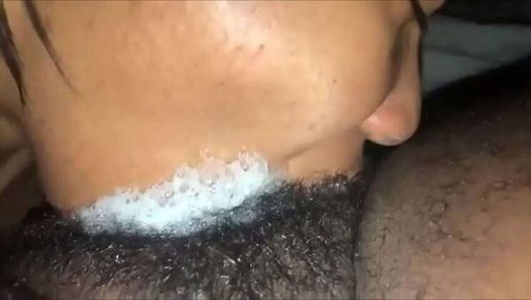 EBONY DEEPTHROAT Messy Oral Cum-Filled Experience (KingPov & Egyptian Blaq) on ebonyporntube.net