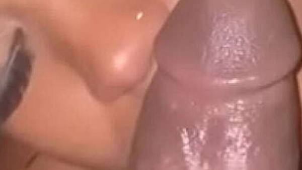 Ebony Goddess Loves Cock Sucking on ebonyporntube.net