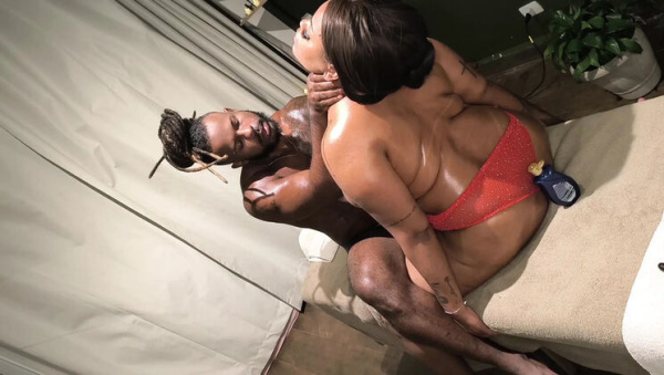 Meek Cuckold Pays For Massage - Tattooed Ebony Wife Cheats With BBC Masseur Part 5 - Brazil on ebonyporntube.net