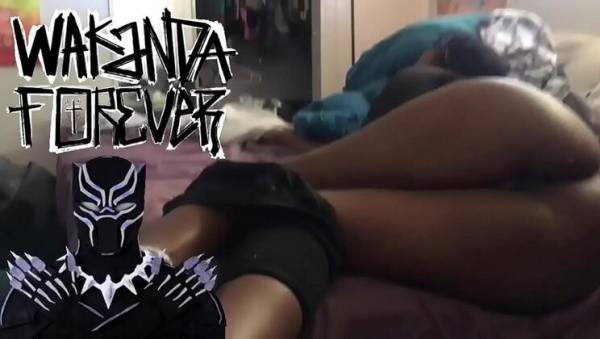 Ebony amateur with bubble butt gets fucked hard doggystyle on ebonyporntube.net