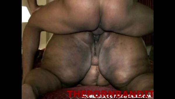 Thick ebony BBW takes massive BBC deep while hubby listens on the phone on ebonyporntube.net