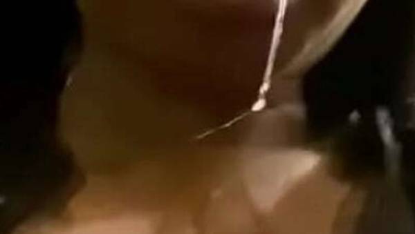 Ebony BBW Gives Sloppy Head and Deep Throat to BBC on ebonyporntube.net