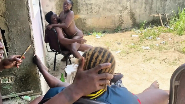 Friends Orgy Party - Amateur Gangbang with Big Ass Ebony Blowjob on ebonyporntube.net