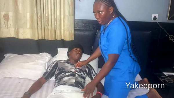 Ebony Nurse Gets Horny Seeing Patient's BBC Erection - Amateur BBW Beauty on ebonyporntube.net