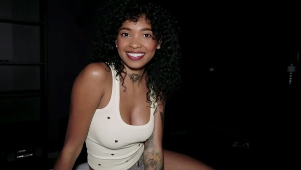Ebony Latina Tease Gets Him Hard With Her Smile (Amateur, Rough) on ebonyporntube.net